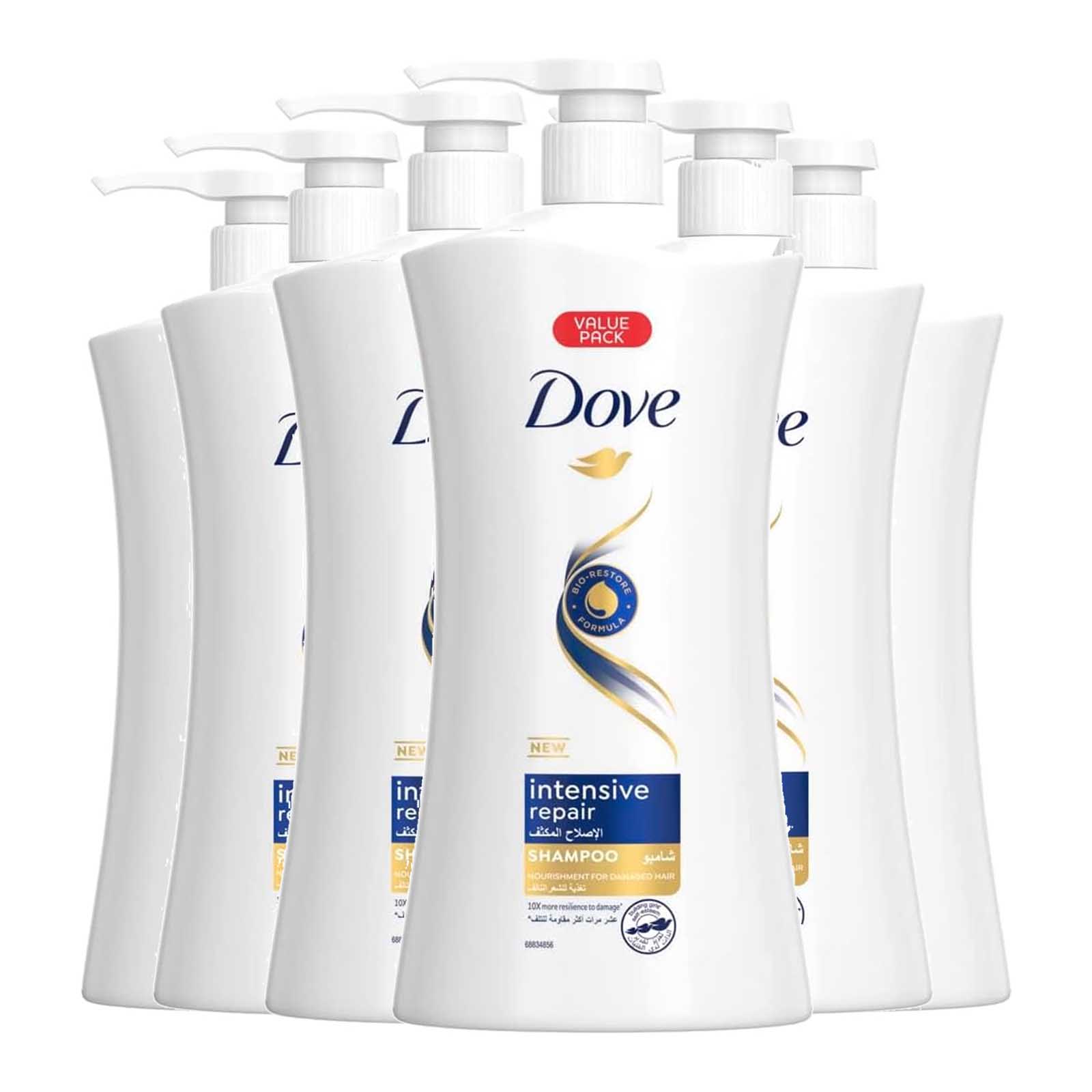 SHAMPOO INTENSIVE REPAIR DOVE ( 6 X 1 LTR )