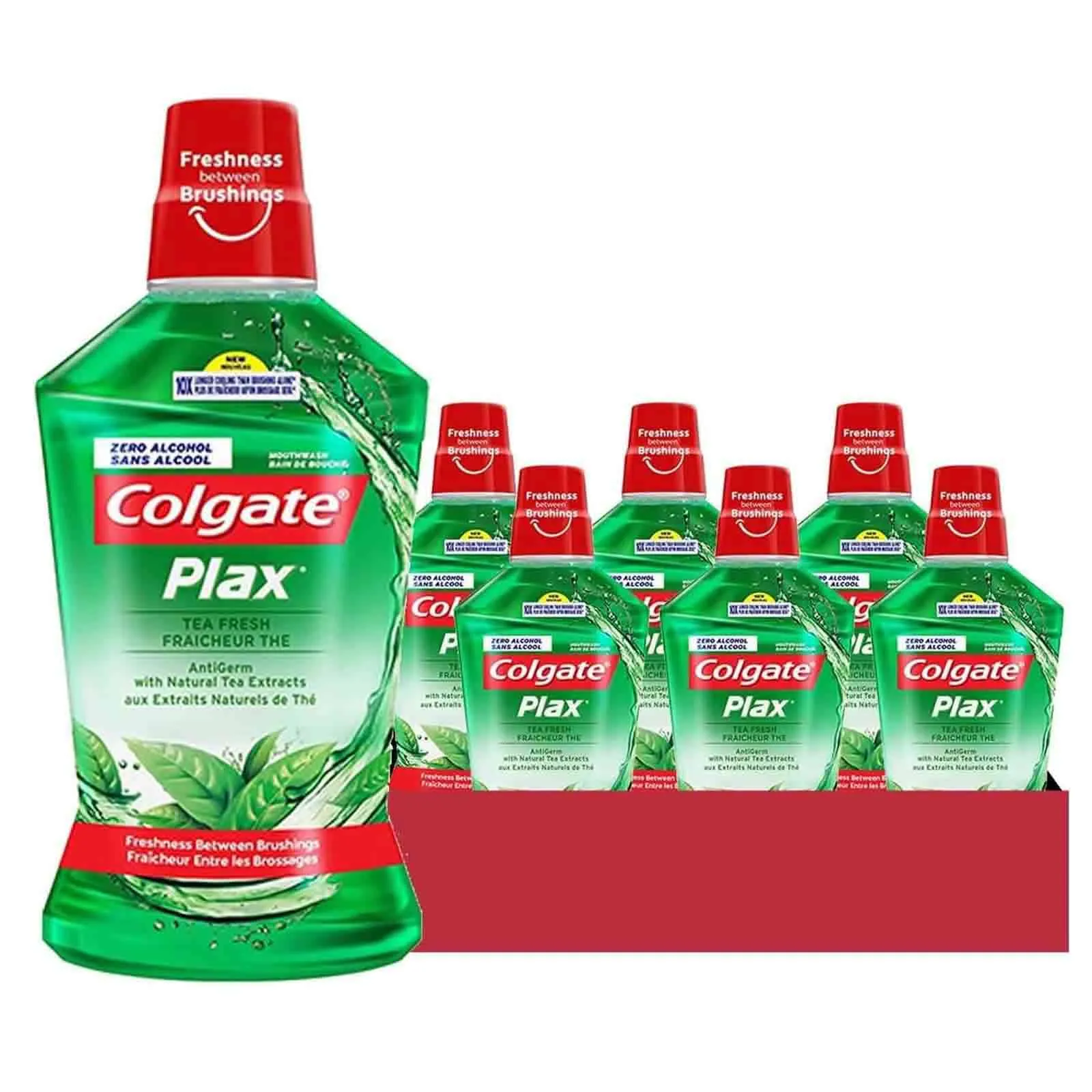 MOUTH WASH TEA FRESH PLAX COLGATE ( 6 X 500 ML )