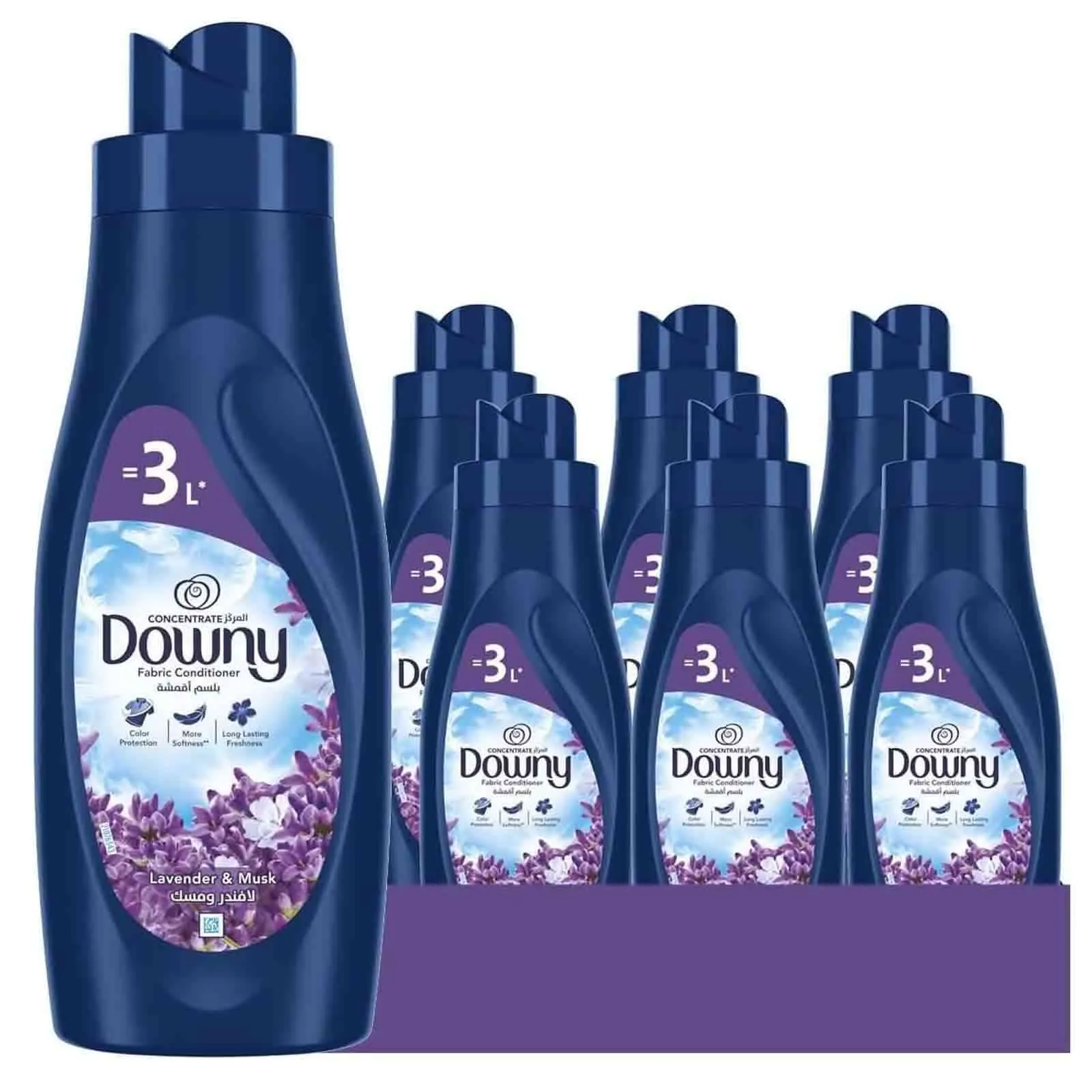 FABRIC CONDITIONER CONCENTRATE VALLEY DEW DOWNY ( 6 X 1 LTR )