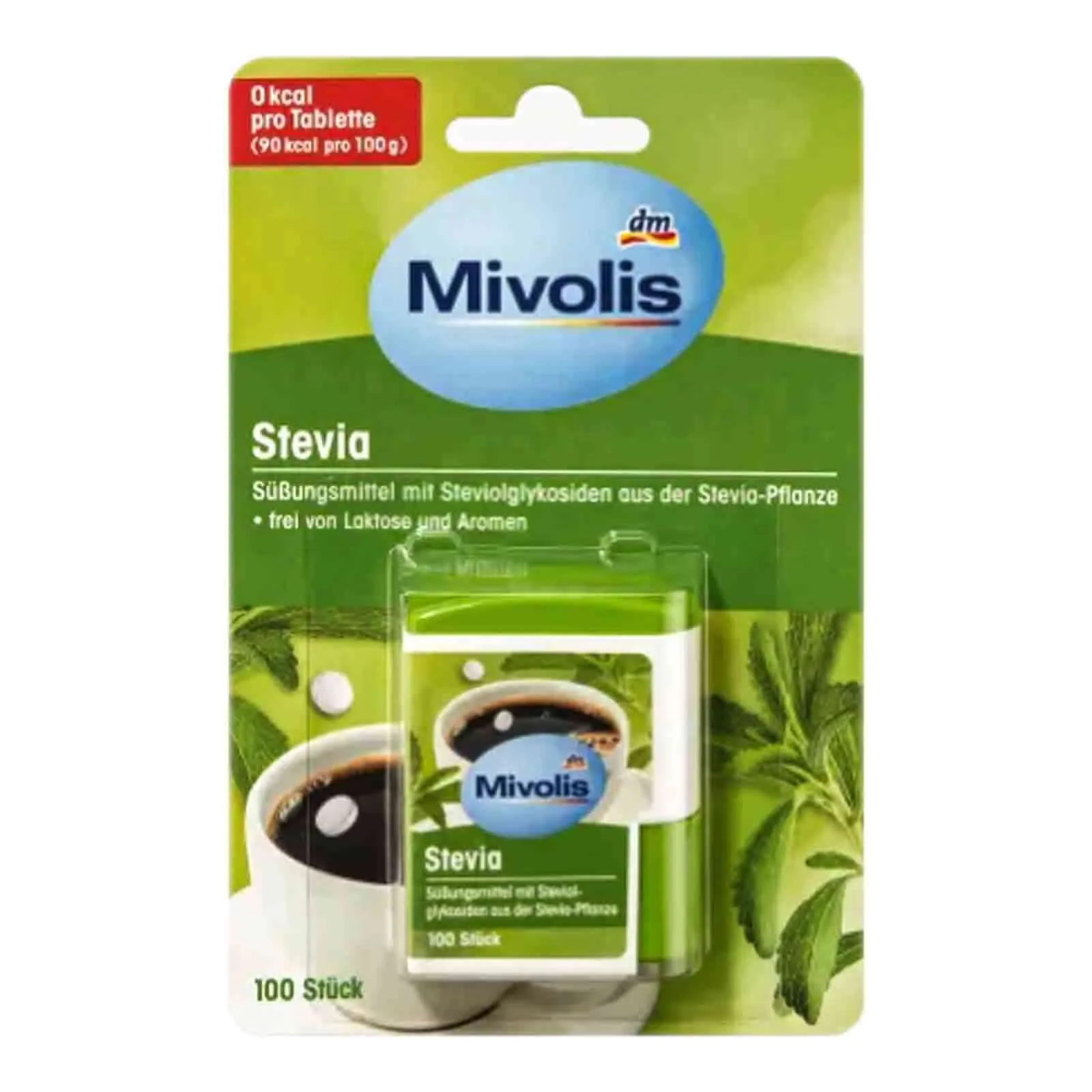 SWEETENER TABLETS STEVIA MIVOLIS ( 6 GM)