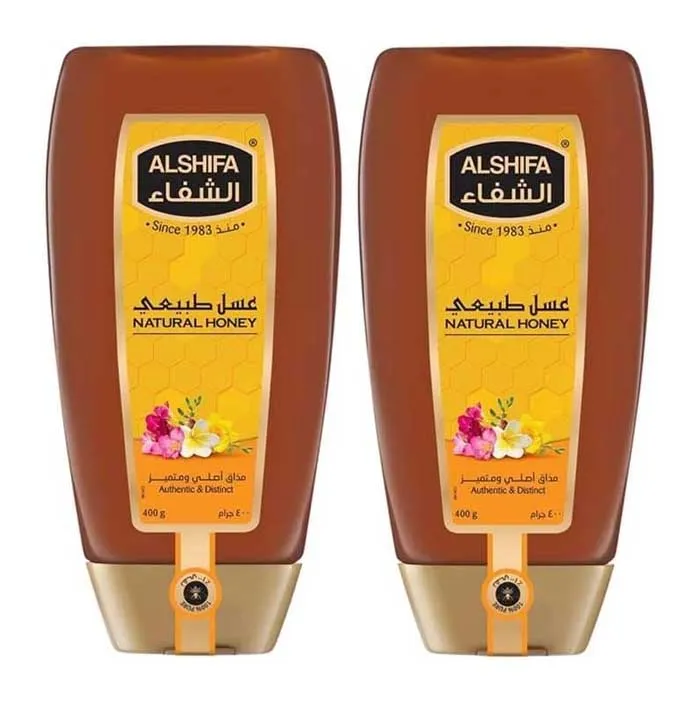 HONEY SQUEEZE NATURAL ALSHIFA ( 2 X 400 GM )