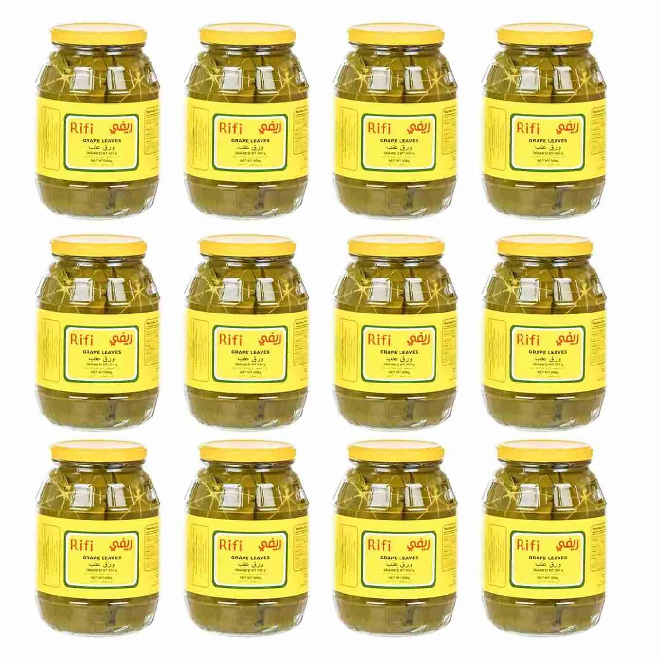 GRAPE LEAVES RIFI ( 12 X 908 GM )
