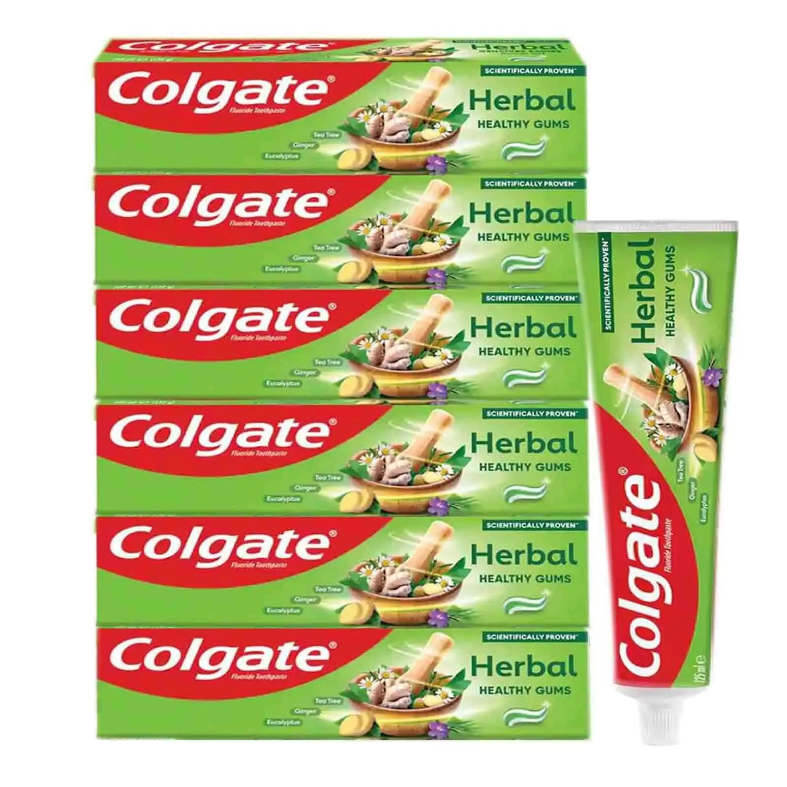 TOOTH PASTE HERBAL COLGATE ( 6 X 125 ML)