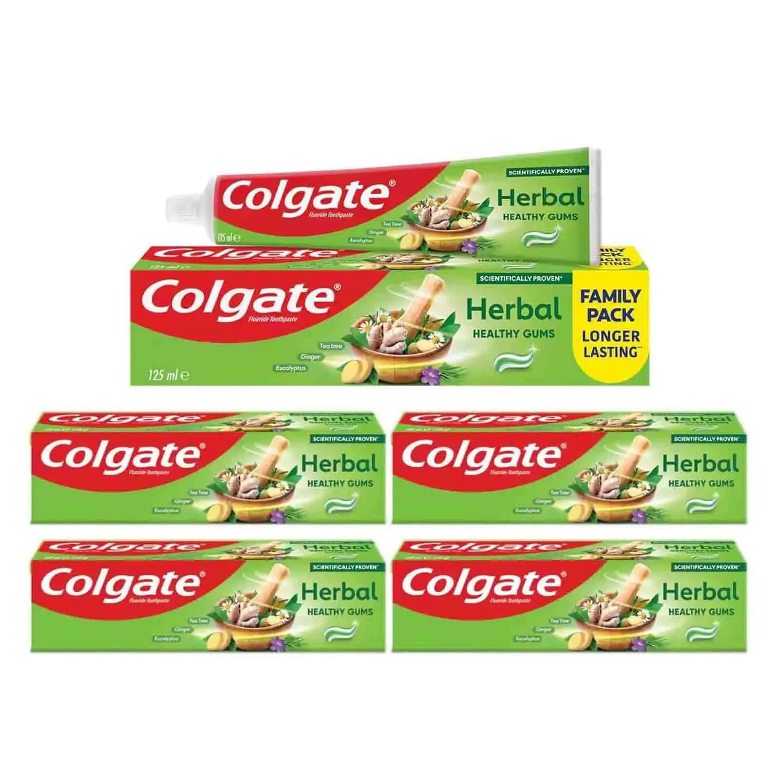 TOOTH PASTE HERBAL COLGATE ( 4 X 125 ML)