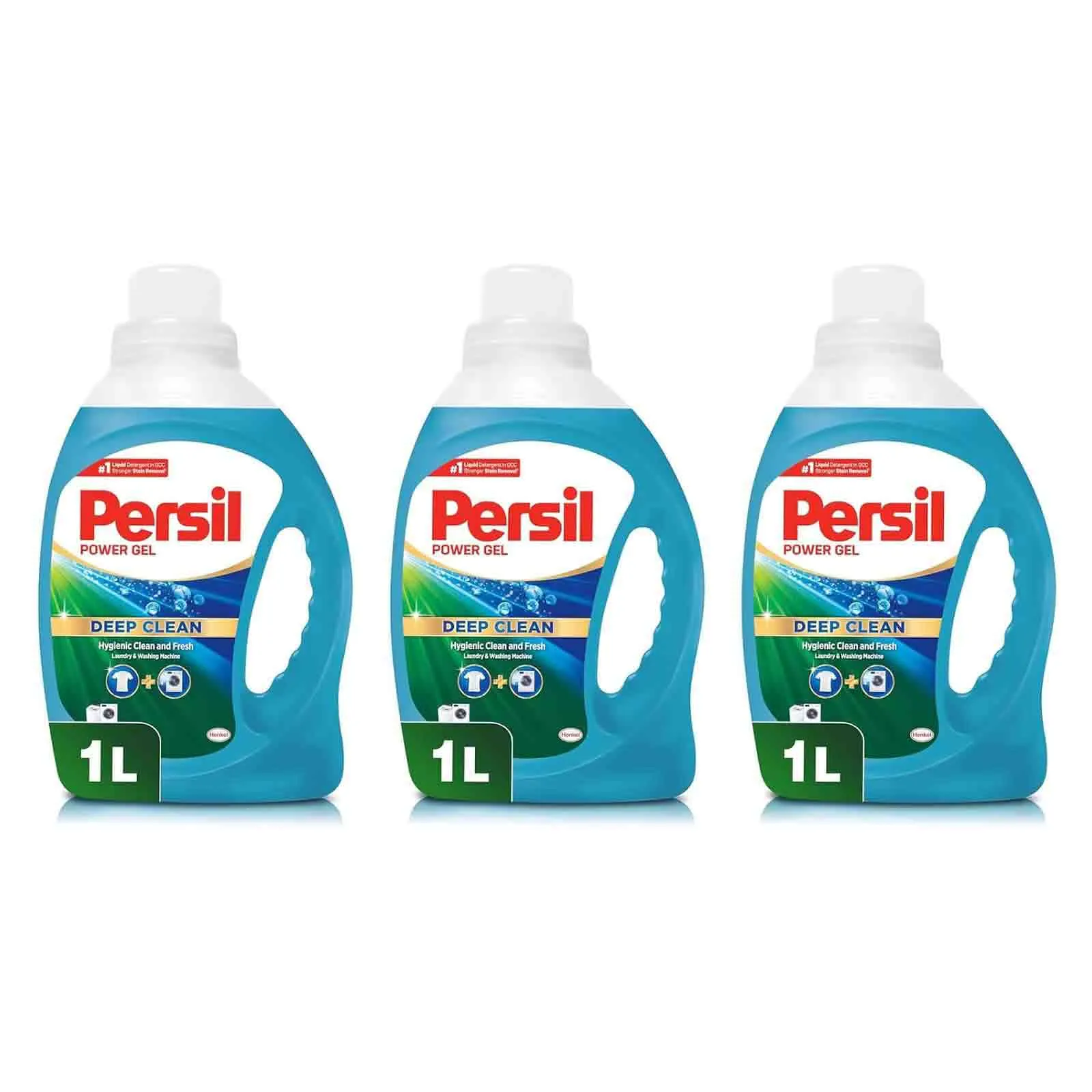 LAUNDRY LIQUID POWER GEL FRONT LOAD PERSIL ( 3 X 1 LTR )