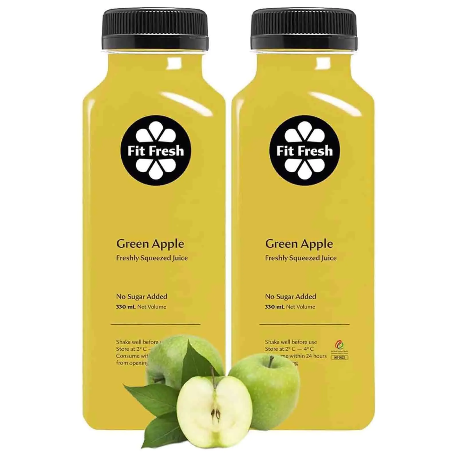 GREEN APPLE JUICE FF ( 2 X 330 ML )