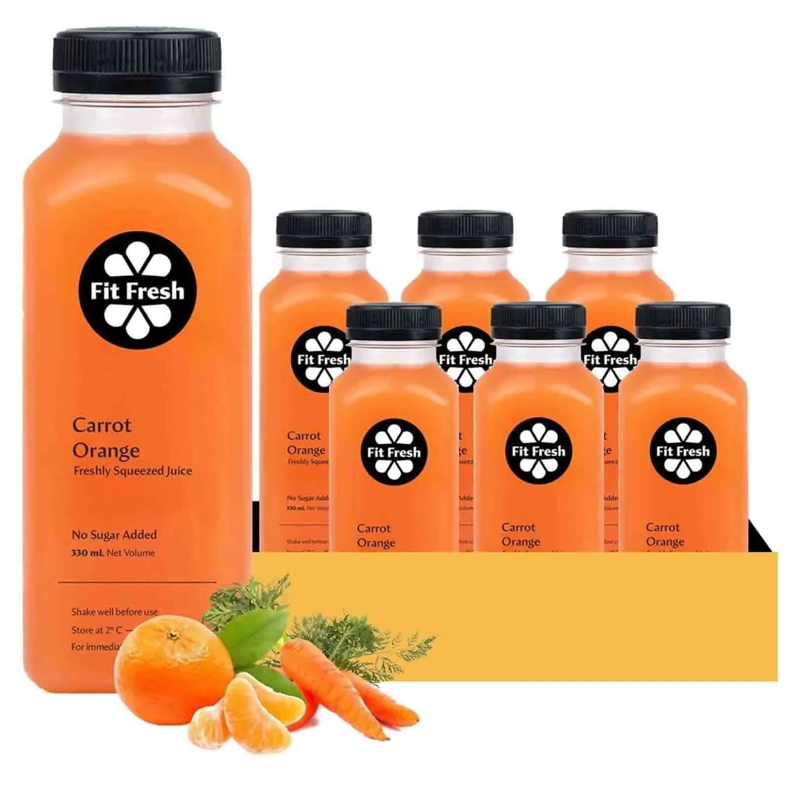 ORANGE AND CARROT JUICE FF ( 6 X 330 ML )