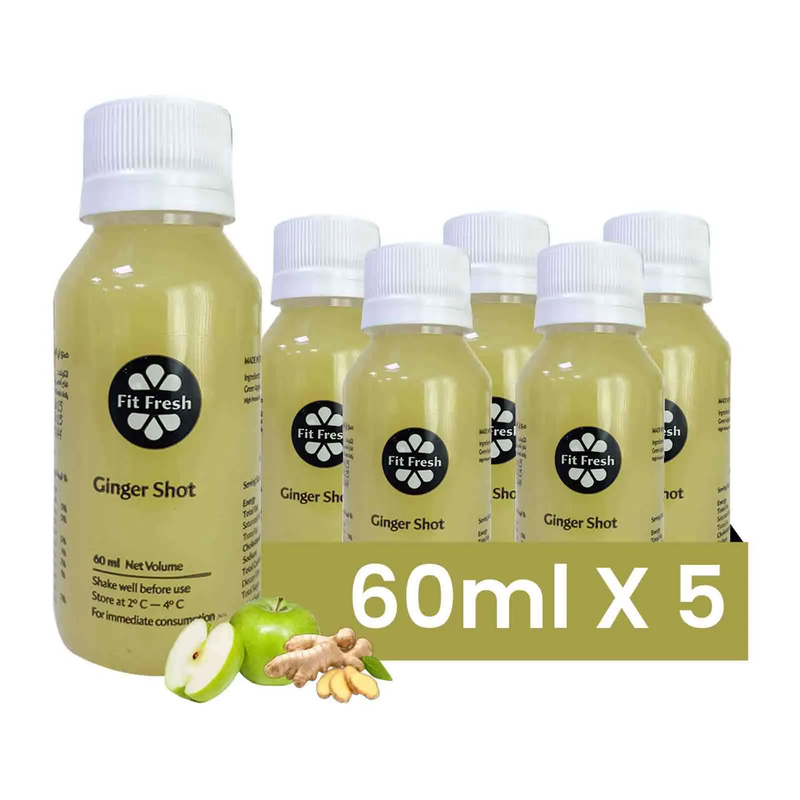 GINGER SHOT FF ( 5 X 60 ML )