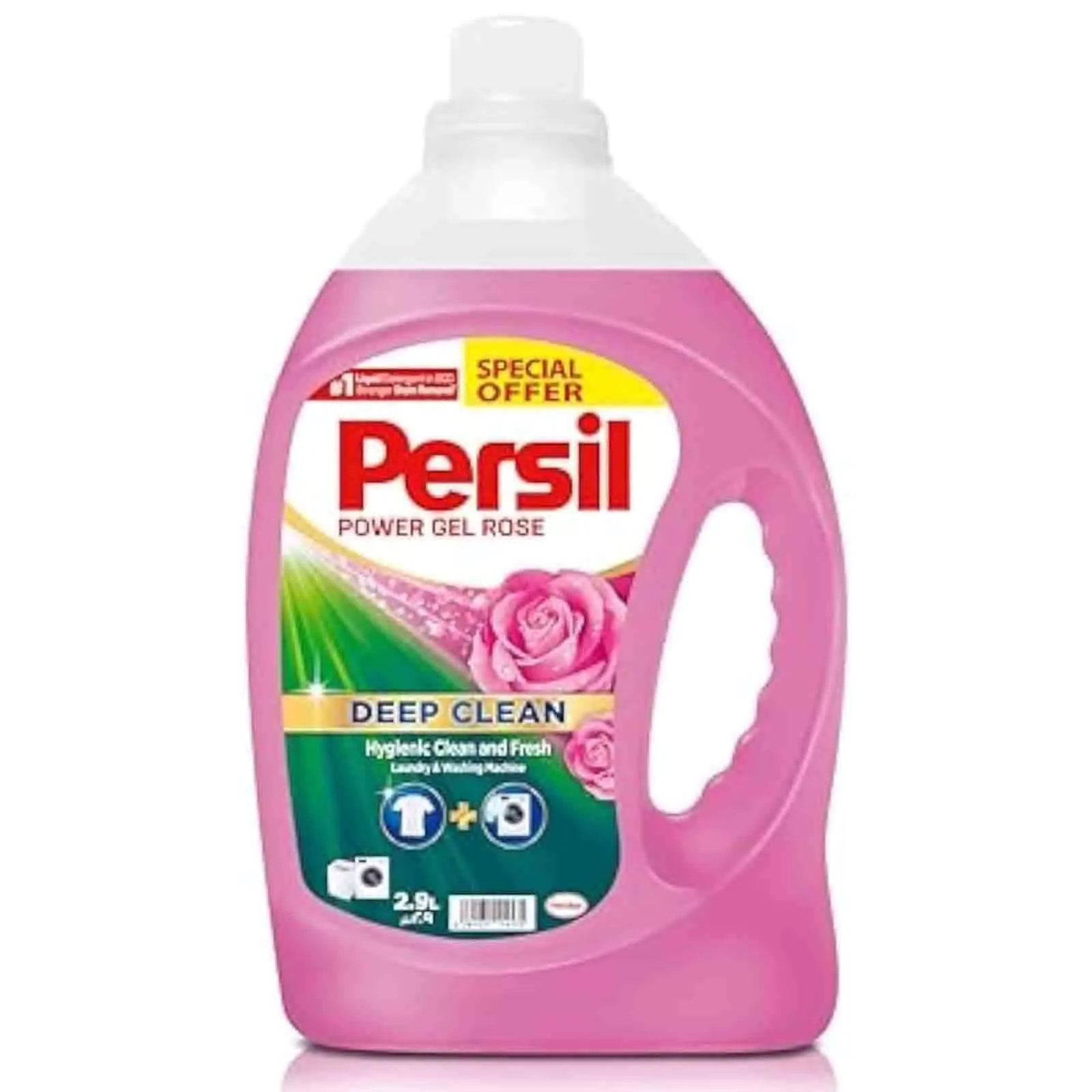 LAUNDRY LIQUID POWER GEL ROSE PERSIL ( 2.9 LTR )