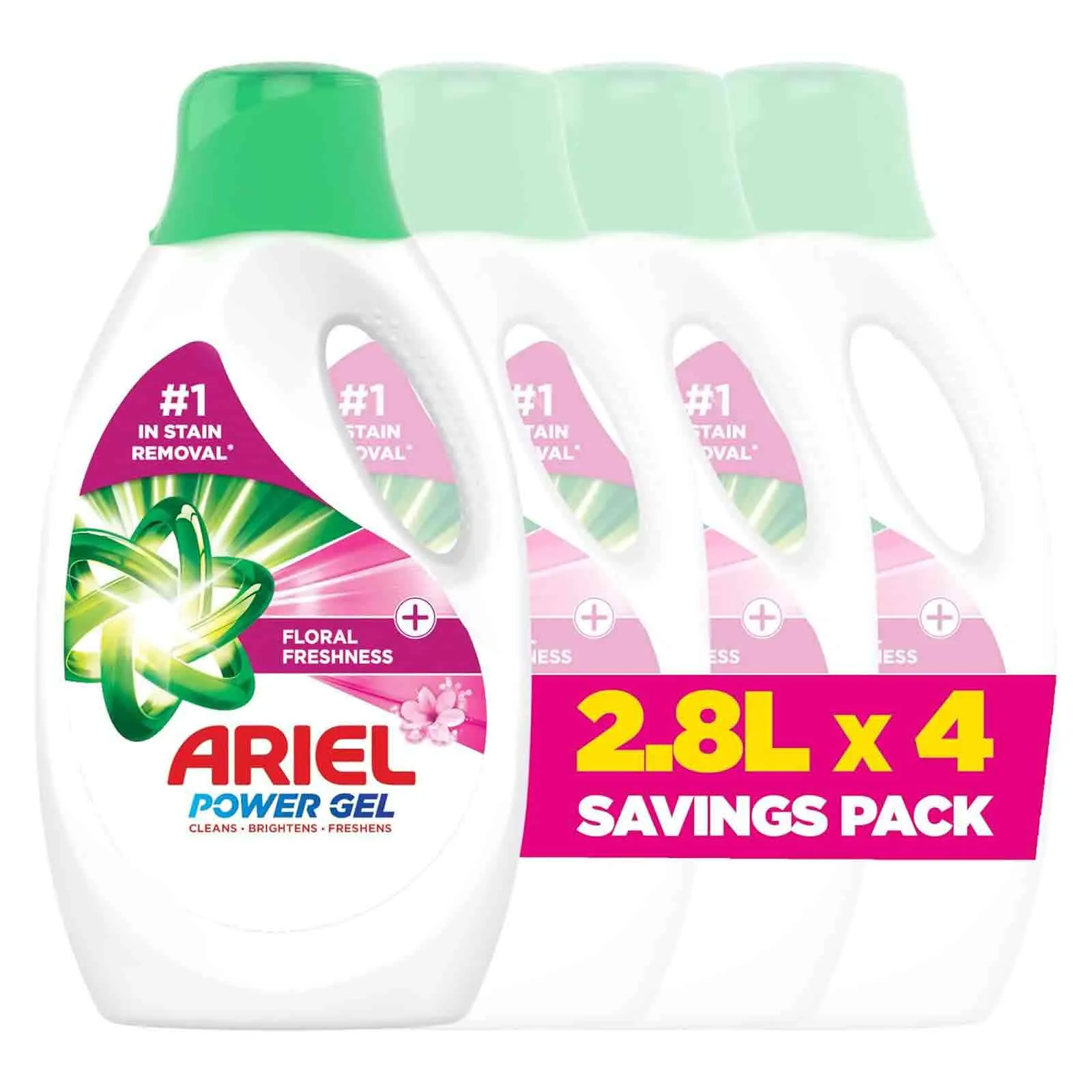 POWER GEL FLORAL FRESHNESS ARIEL ( 4 X 2.8 LTR )