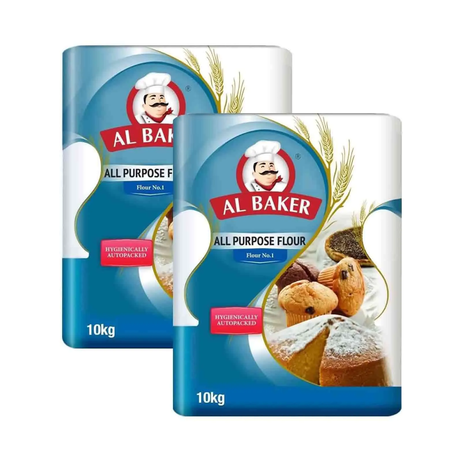 FLOUR ALL PURPOSE MAIDA AL BAKER ( 2 X 10 KG )