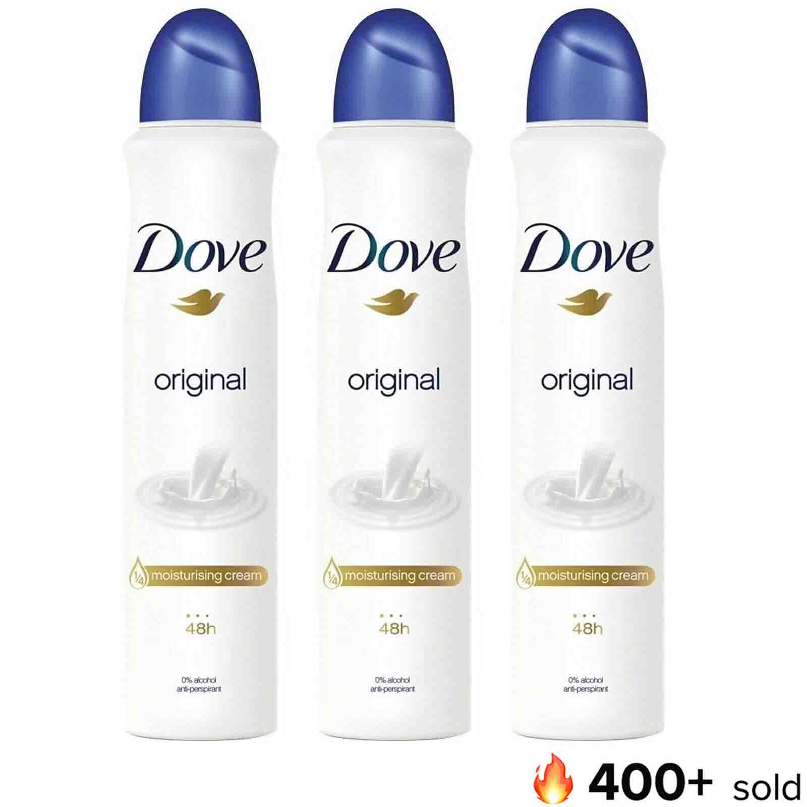 DEODORANT SPRAY ORIGINAL DOVE ( 3 X 250 ML )