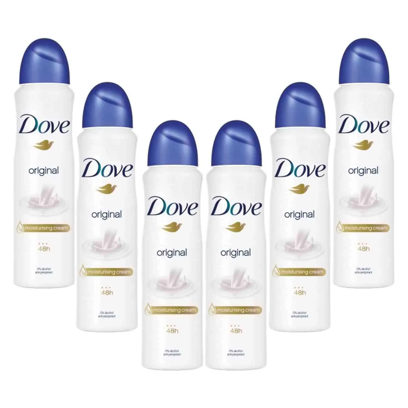 DEODORANT SPRAY ORIGINAL DOVE ( 6 X 250 ML )