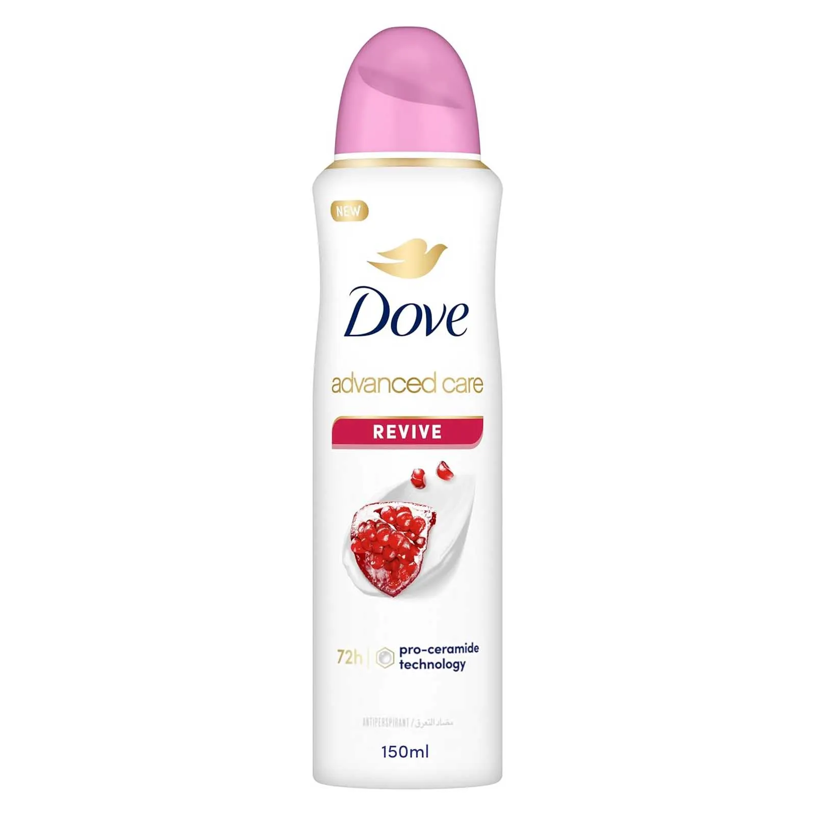 DEODORANT SPRAY GO FRESH POMEGRANATE & LEMON VERBENA SCENT DOVE ( 250 ML )