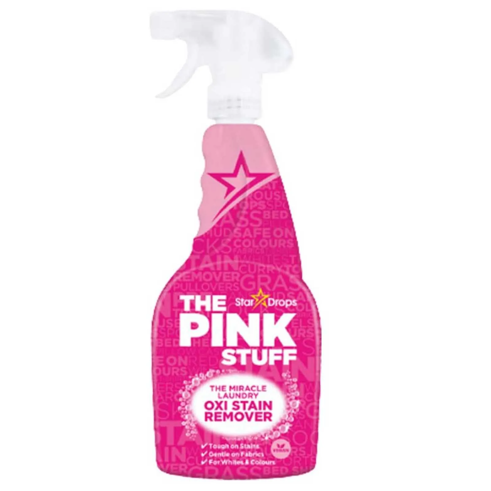 LAUNDRY OXI STAIN REMOVER SPRAY THE PINK STUFF STAR DROPS ( 500 ML )