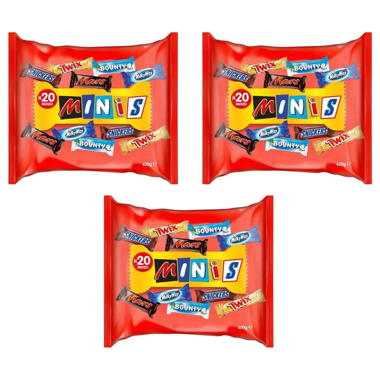 CHOCOLATE BEST OF MINIS MIXED MARS ( 3 X 400 GM )