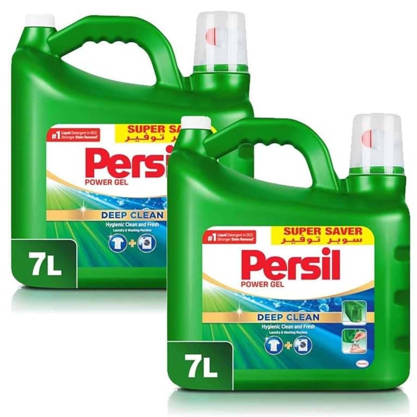 LAUNDRY LIQUID POWER GEL FRONT LOAD PERSIL ( 2 X 7 LTR )