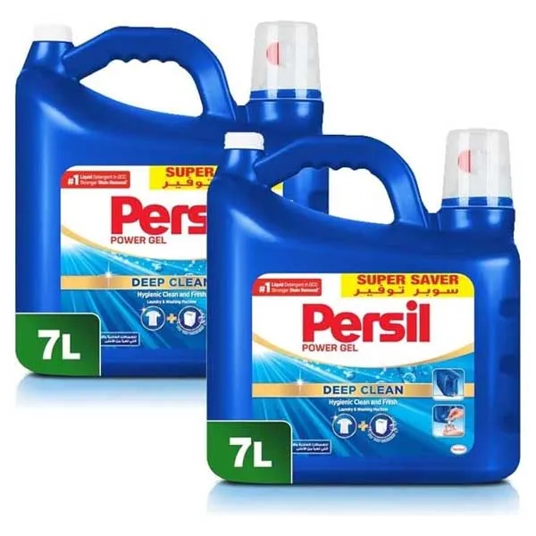 LAUNDRY LIQUID POWER GEL TOP LOAD PERSIL ( 2 X 7 LTR )