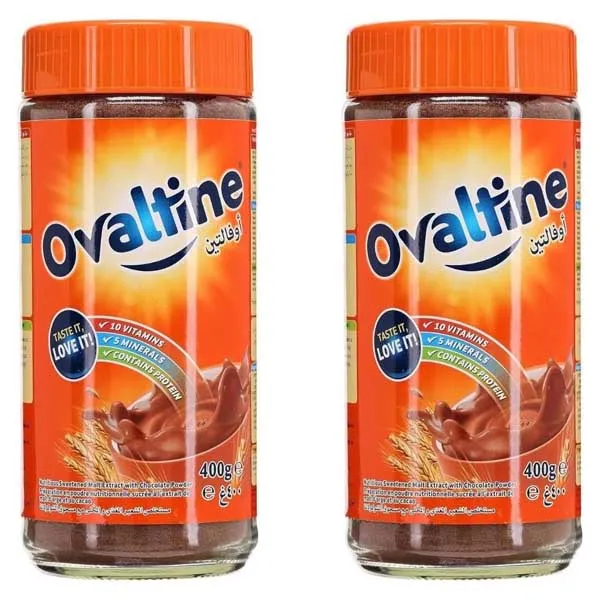 MALT BEVERAGE MIX OVALTINE ( 2 X 400 GM )