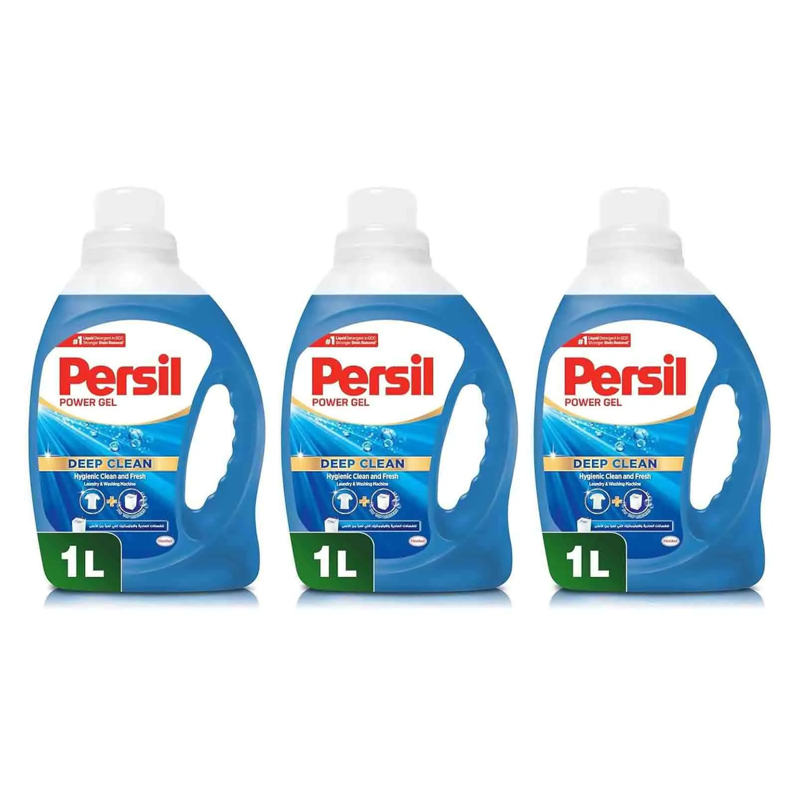 LAUNDRY LIQUID POWER GEL TOP LOAD PERSIL ( 3 X 1 LTR )