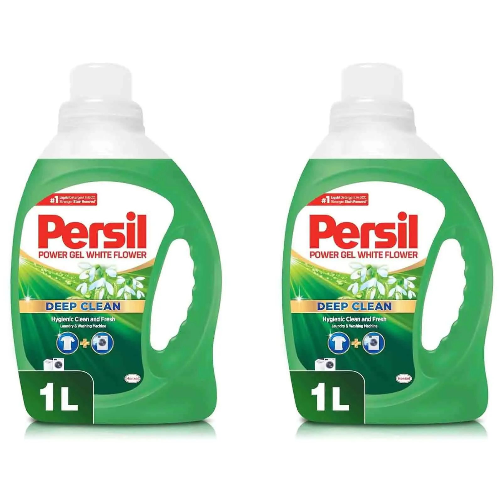 LAUNDRY LIQUID POWER GEL WHITE FLOWER PERSIL ( 2 X 1 LTR )