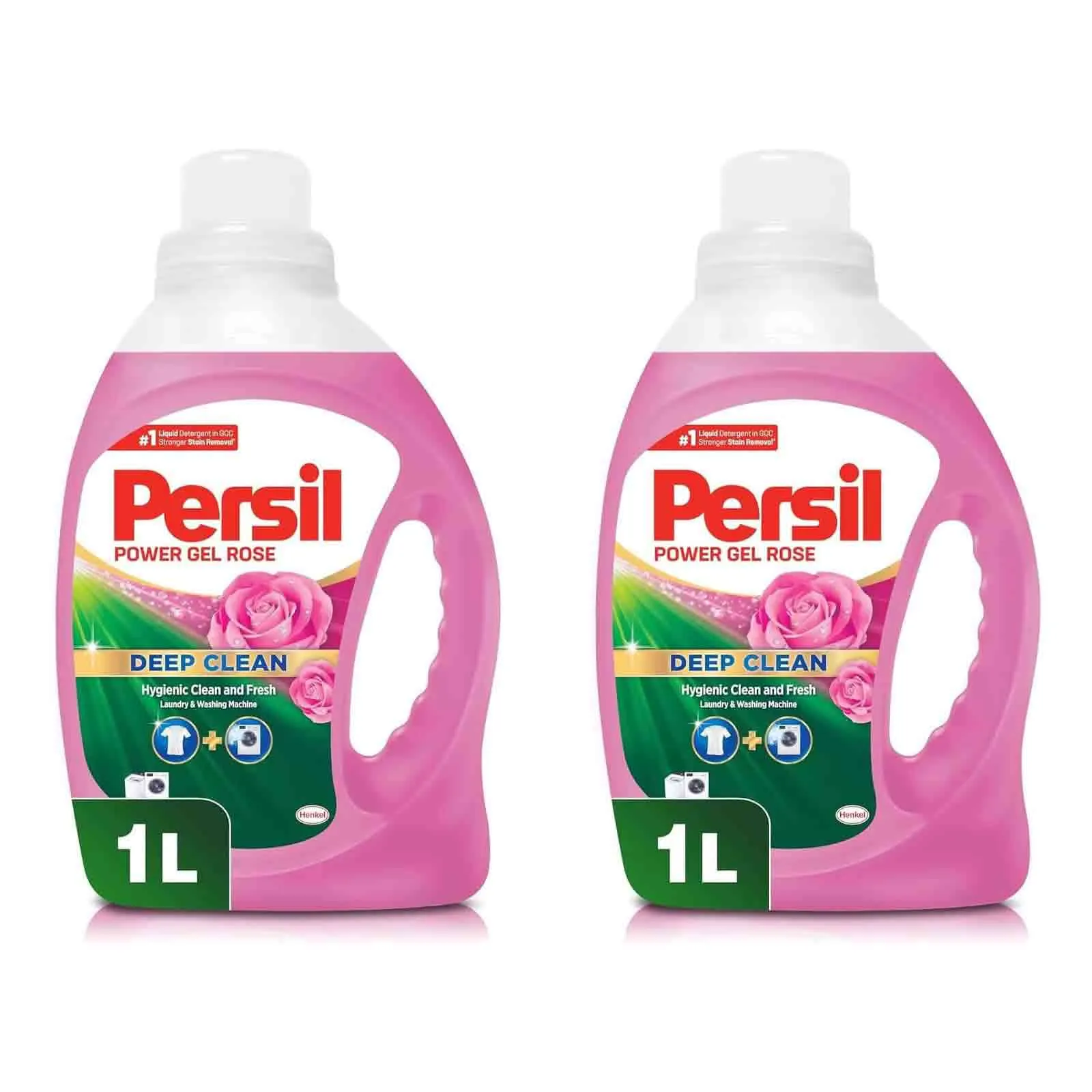 LAUNDRY LIQUID POWER GEL ROSE PERSIL ( 2 X 1 LTR )