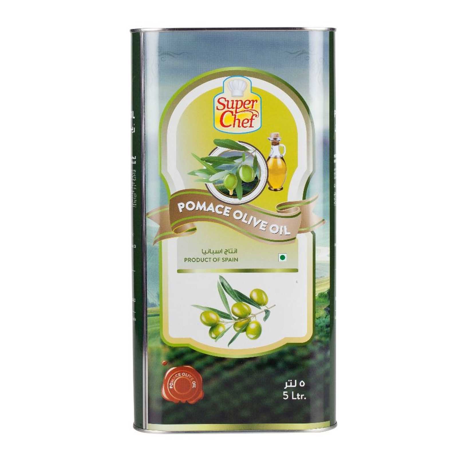 OIL OLIVE POMACE SUPER CHEF ( 5 LTR )