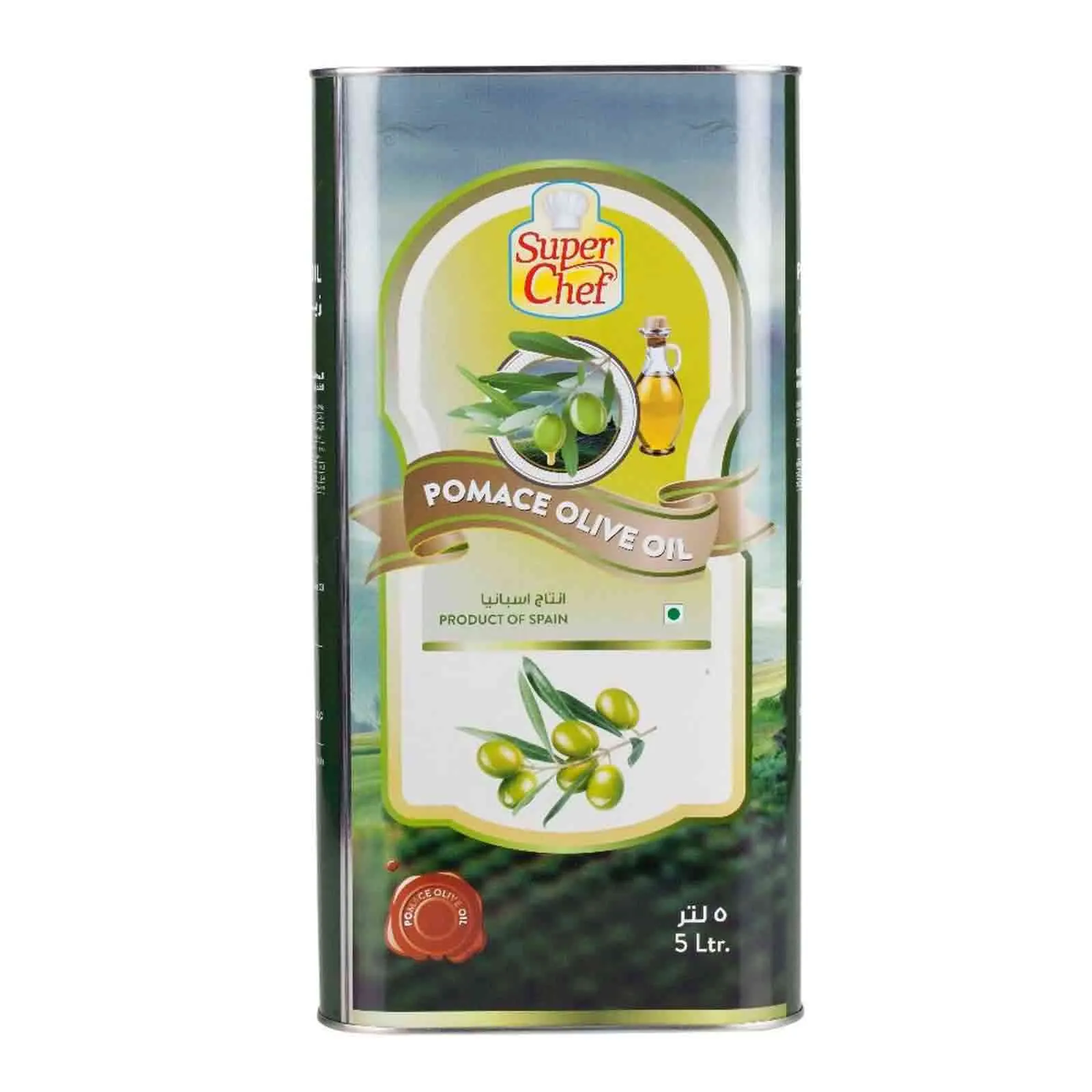 OIL OLIVE POMACE SUPER CHEF ( 5 LTR )