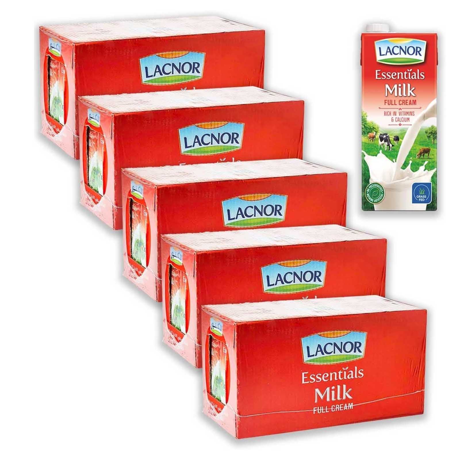 MILK FULL CREAM LACNOR ( 5 X 12 X 1 LTR )