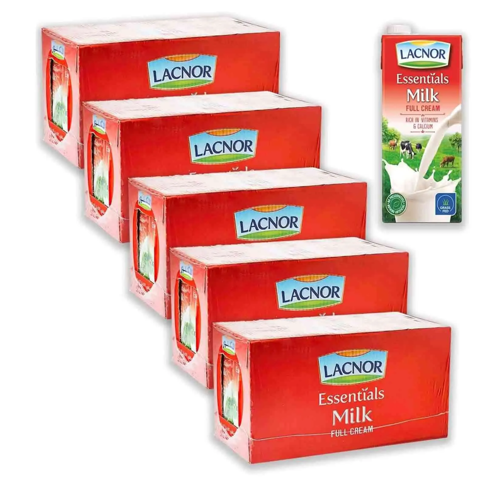 MILK FULL CREAM LACNOR ( 5 X 12 X 1 LTR )