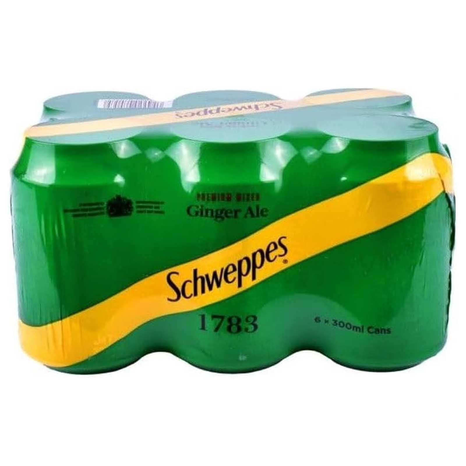 SCHWEPPES GINGER ALE ( 6 X 300 ML )