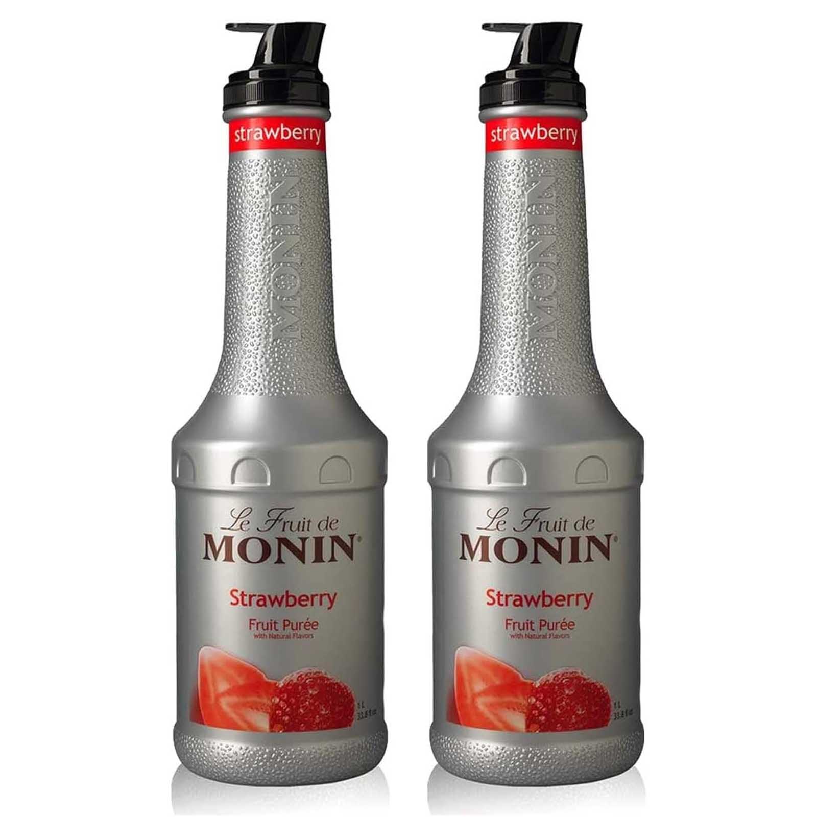 FRUIT MIX PUREE STRAWBERRY MONIN ( 2 X 1 LTR )