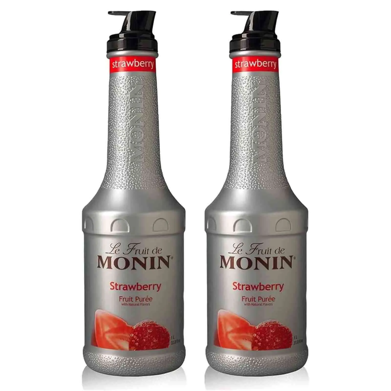 FRUIT MIX PUREE STRAWBERRY MONIN ( 2 X 1 LTR )