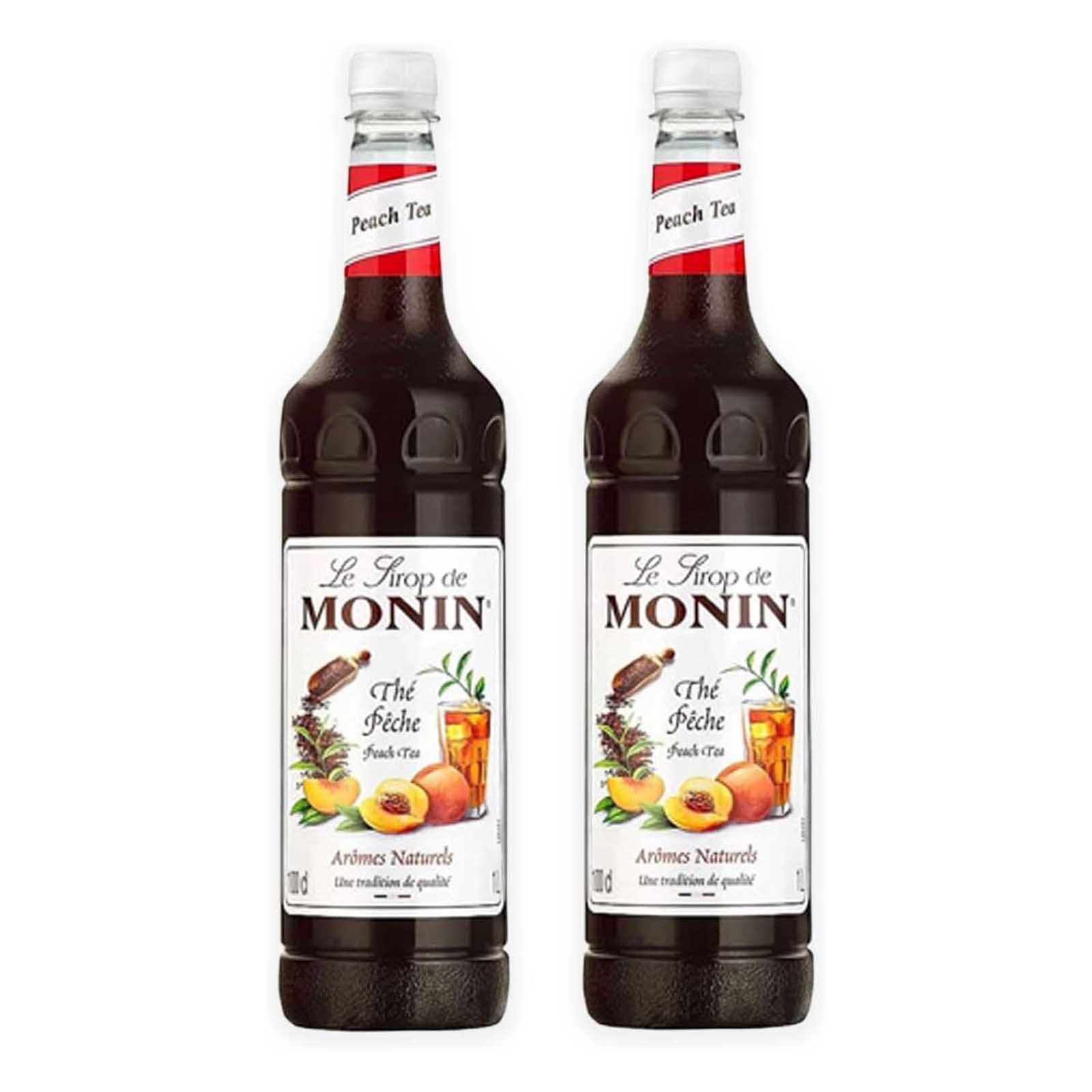 SYRUP PEACH TEA MONIN ( 2 X 1 LTR )