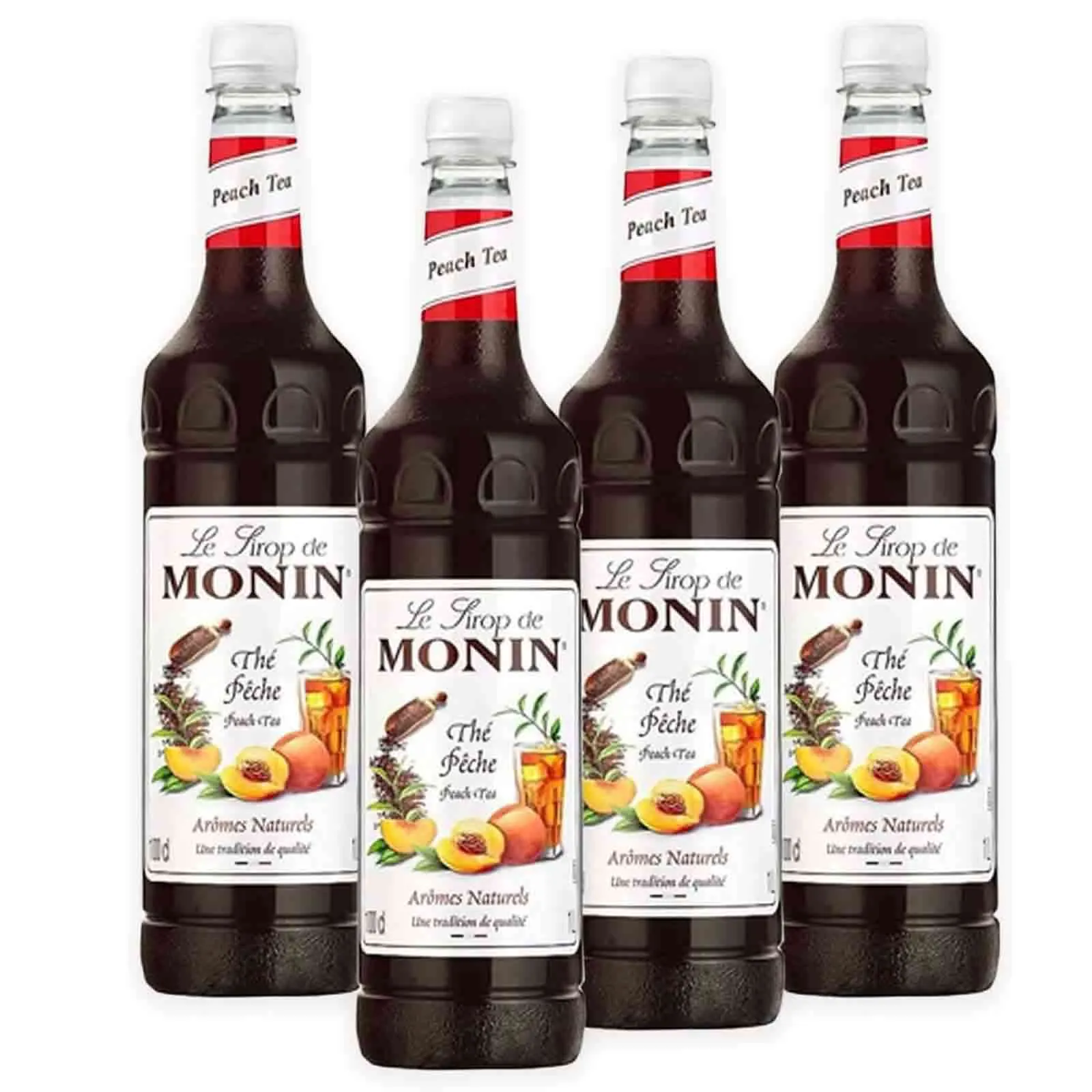 SYRUP PEACH TEA MONIN ( 4 X 1 LTR )