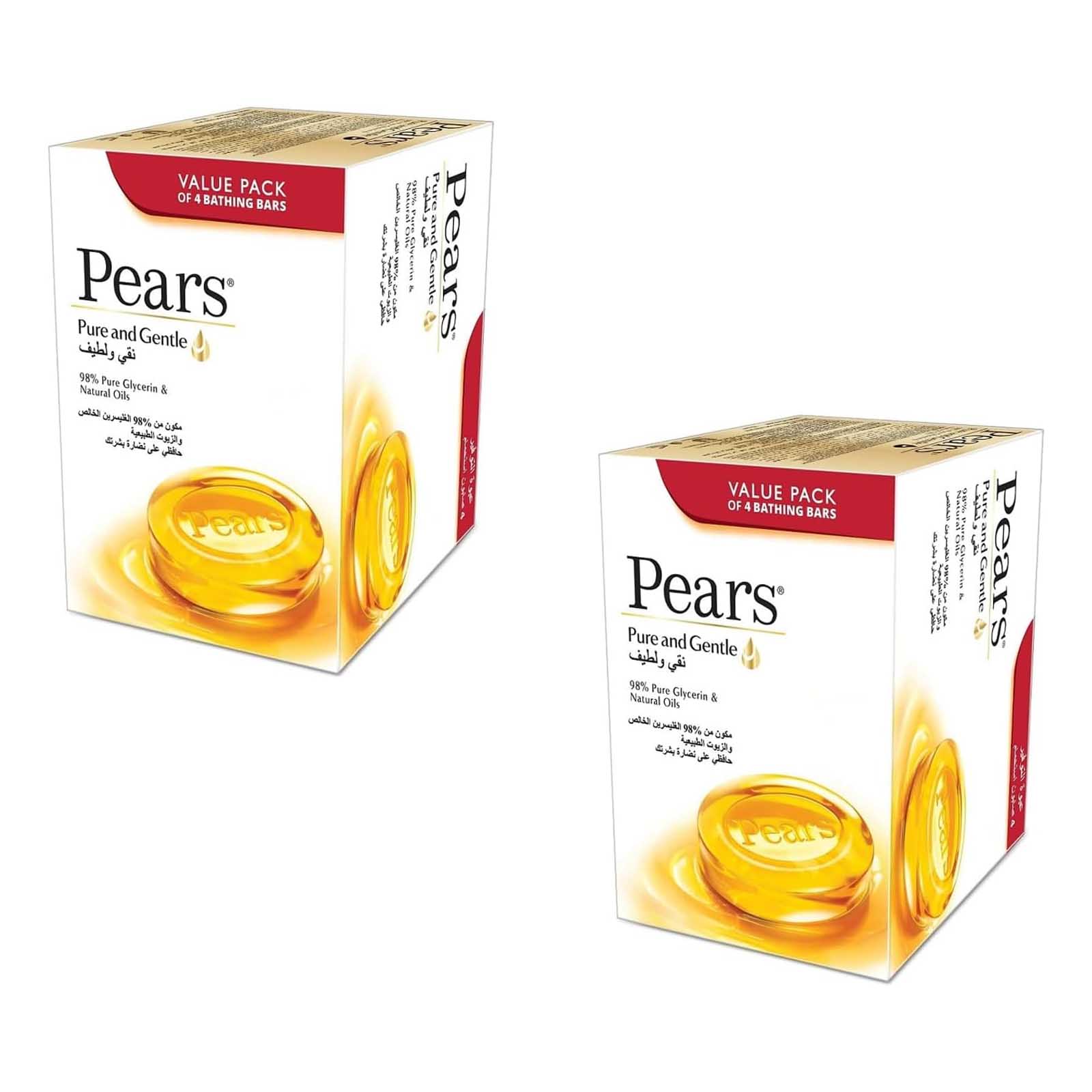 SOAP PURE & GENTLE PEARS ( 2 X 4 X 125 GM )
