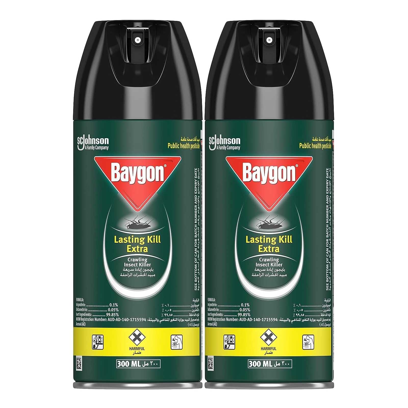 INSECT CRAWLING KILLER BAYGON ( 2 X 300 ML )