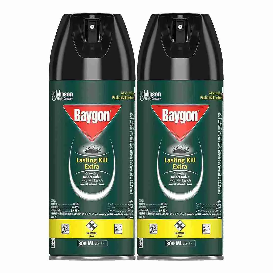 INSECT CRAWLING KILLER BAYGON ( 2 X 300 ML )