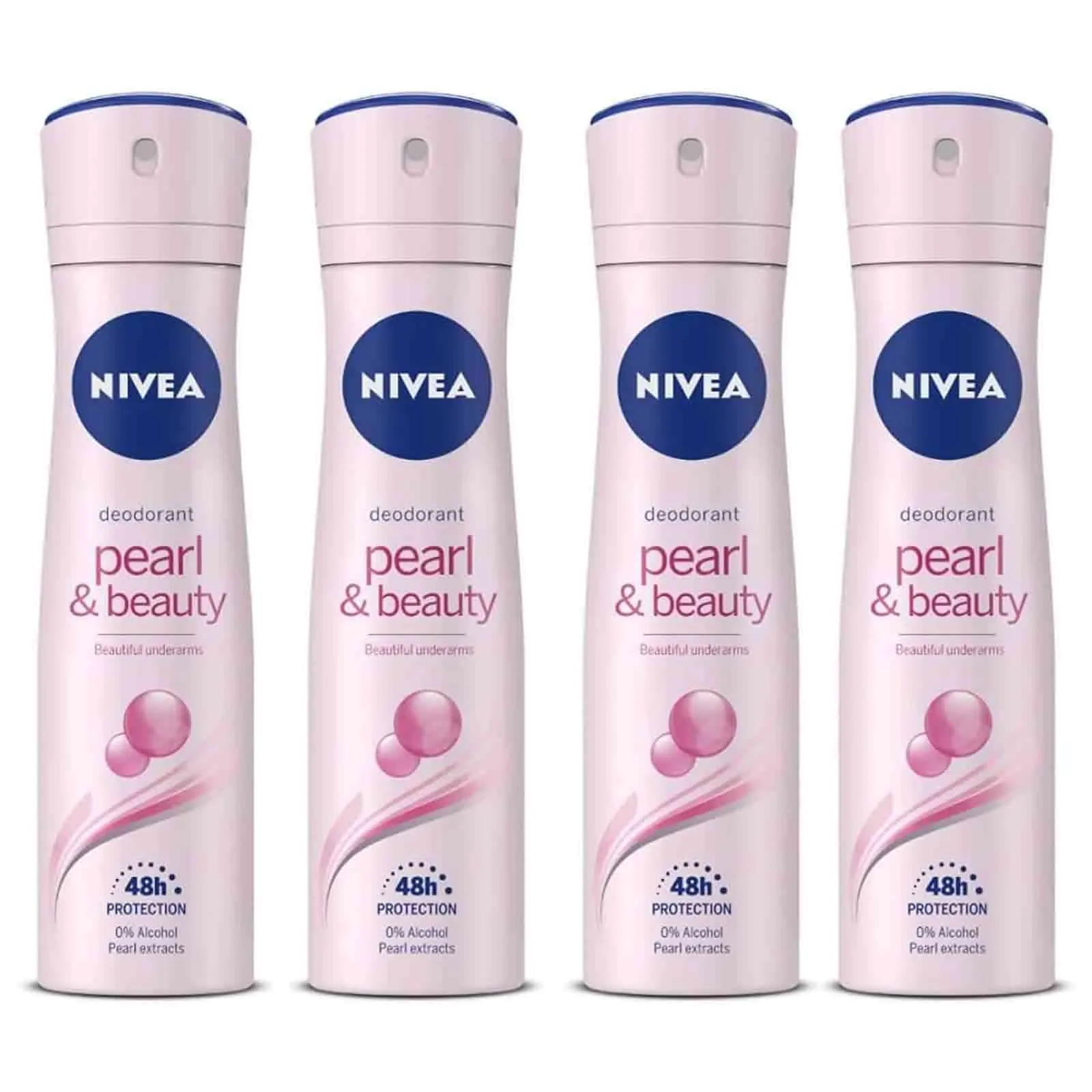 DEODORANT SPRAY PEARL & BEAUTY NIVEA ( 4 X 150 ML)