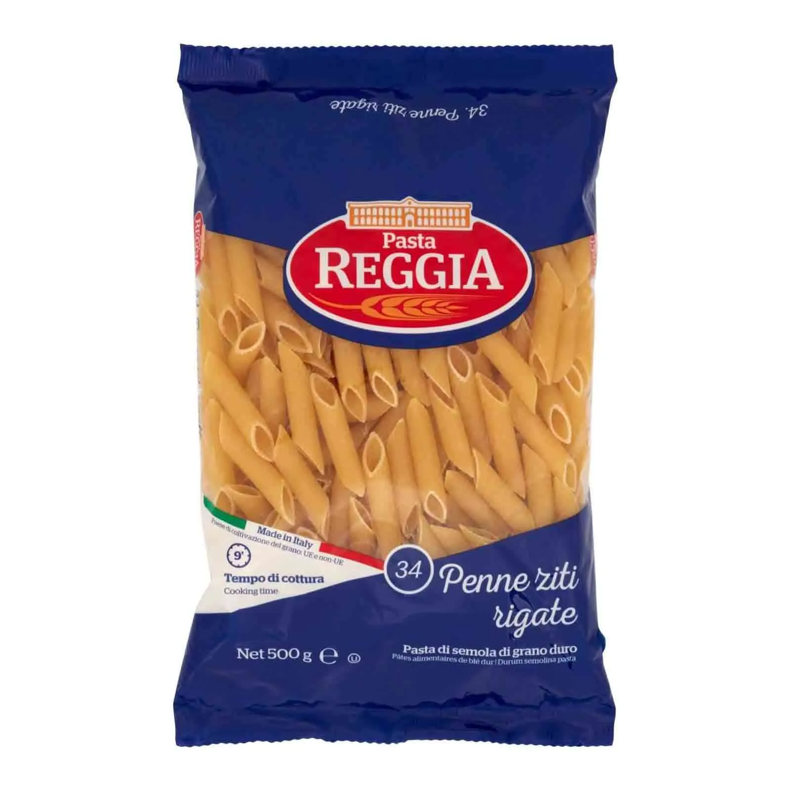 PASTA ZITI PENNE RIGATE PASTA REGGIA ( 500 GM )