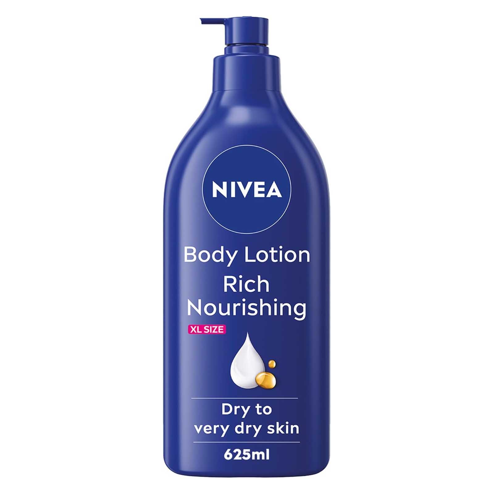 BODY LOTION RICH NOURISHING NIVEA ( 625 ML )