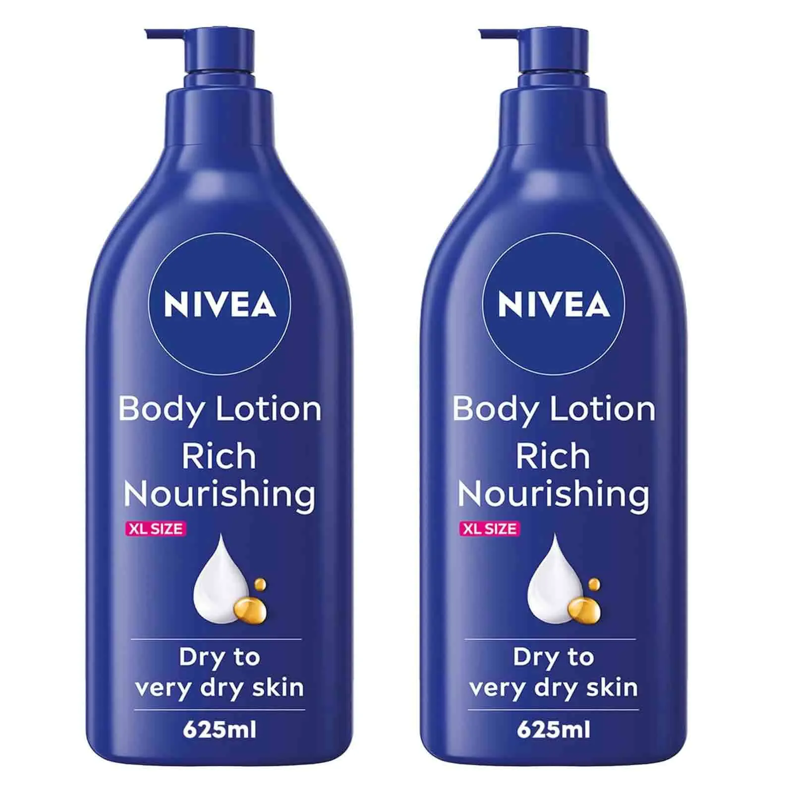 BODY LOTION RICH NOURISHING NIVEA ( 2 X 625 ML )