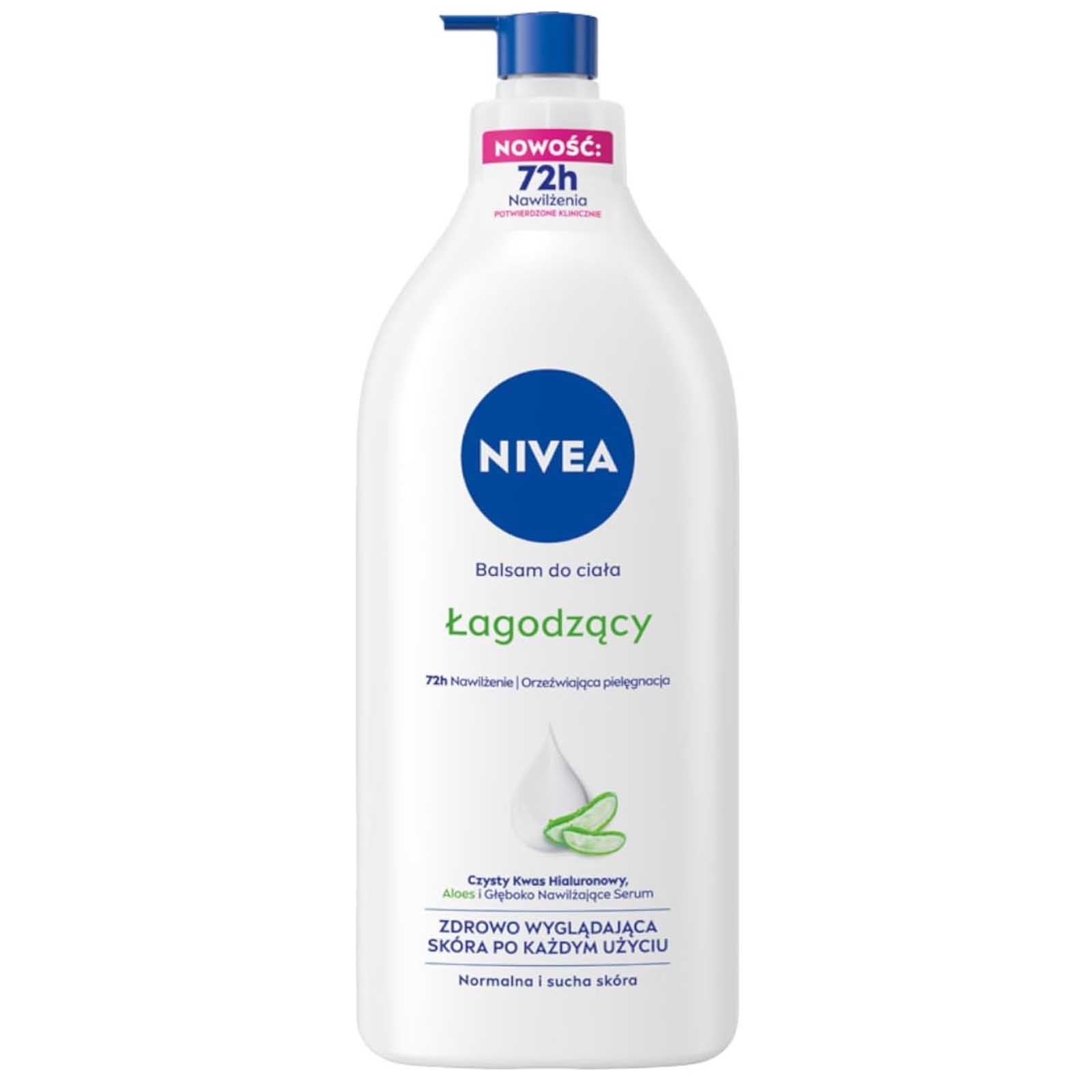 BODY LOTION ALOE & HYD NORMAL TO DRY SKIN NIVEA ( 625 ML )