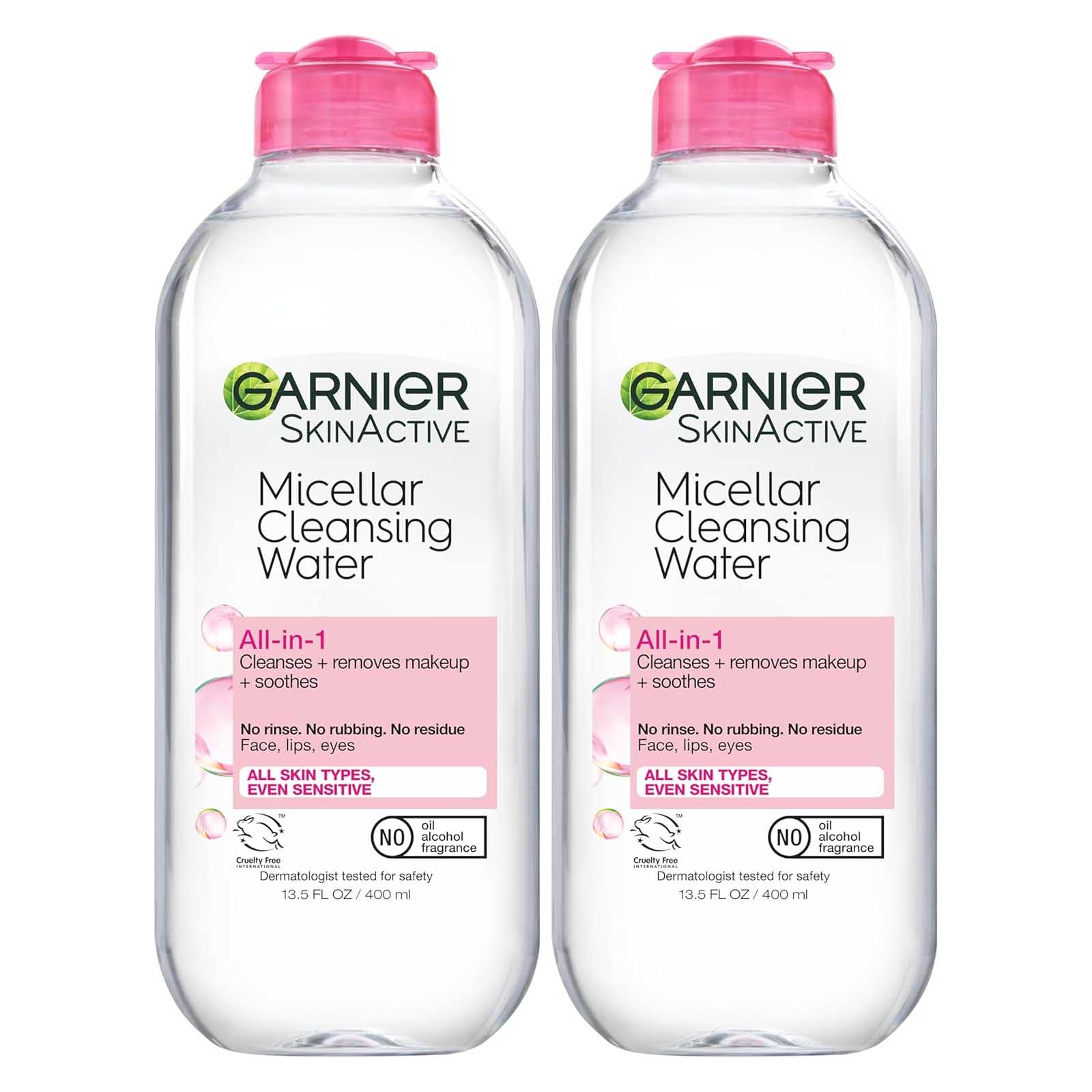 MAKEUP REMOVER MICELLAR CLEANSING WATER GARNIER ( 2 X 400 ML )