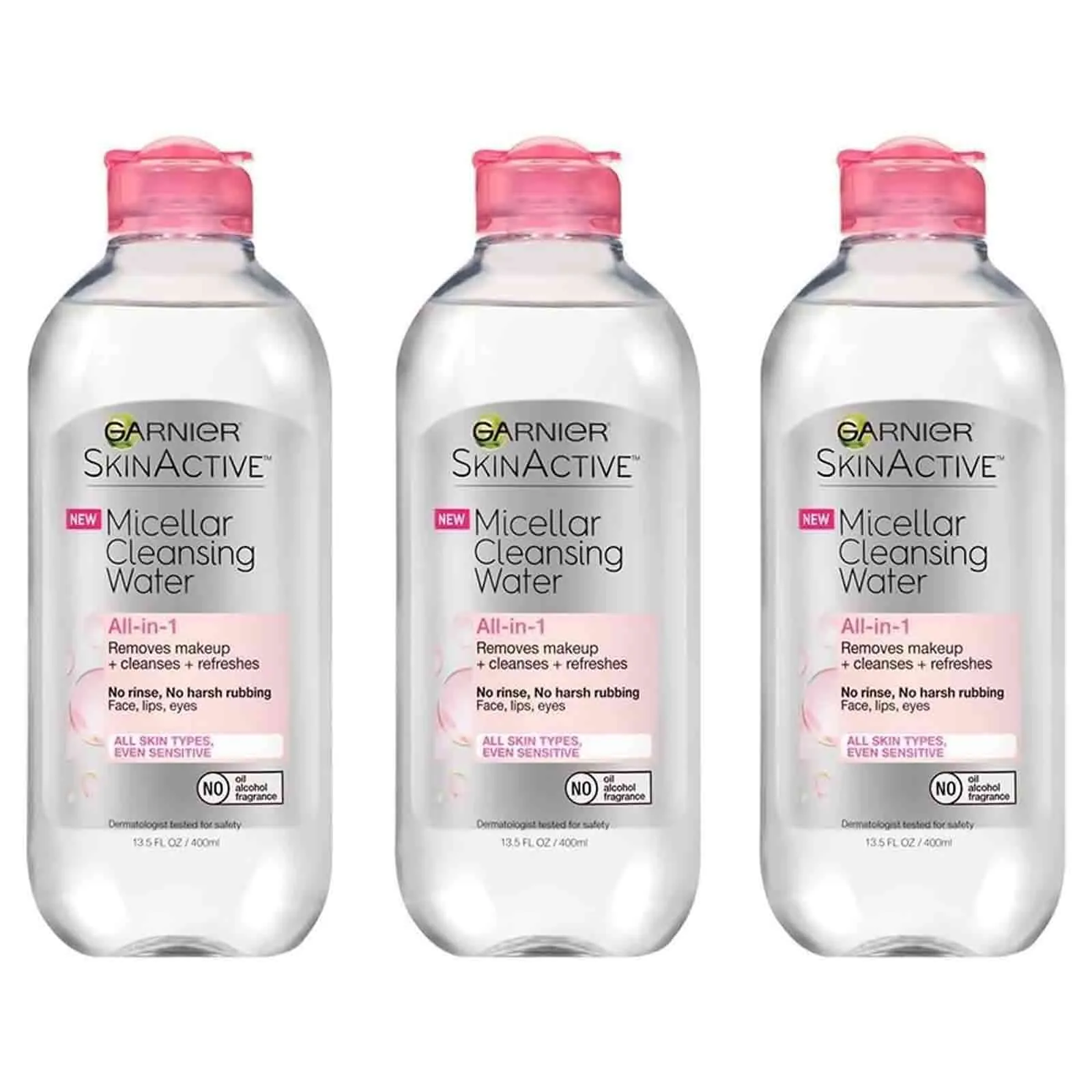MAKEUP REMOVER MICELLAR CLEANSING WATER GARNIER ( 3 X 400 ML )