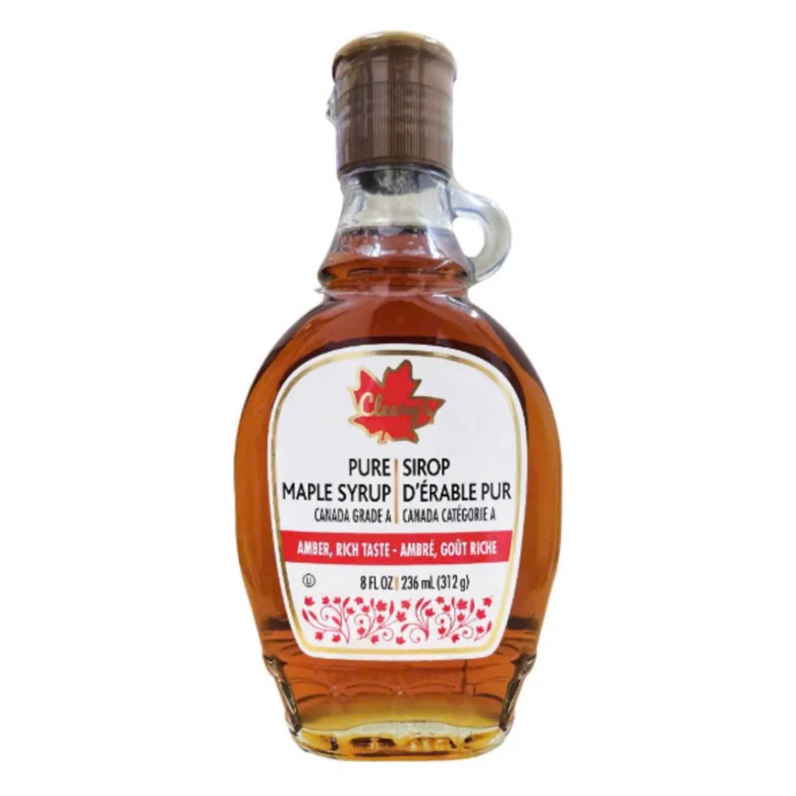 MAPLE SYRUP PURE GRADE A CLEARYS ( 32 OZ )