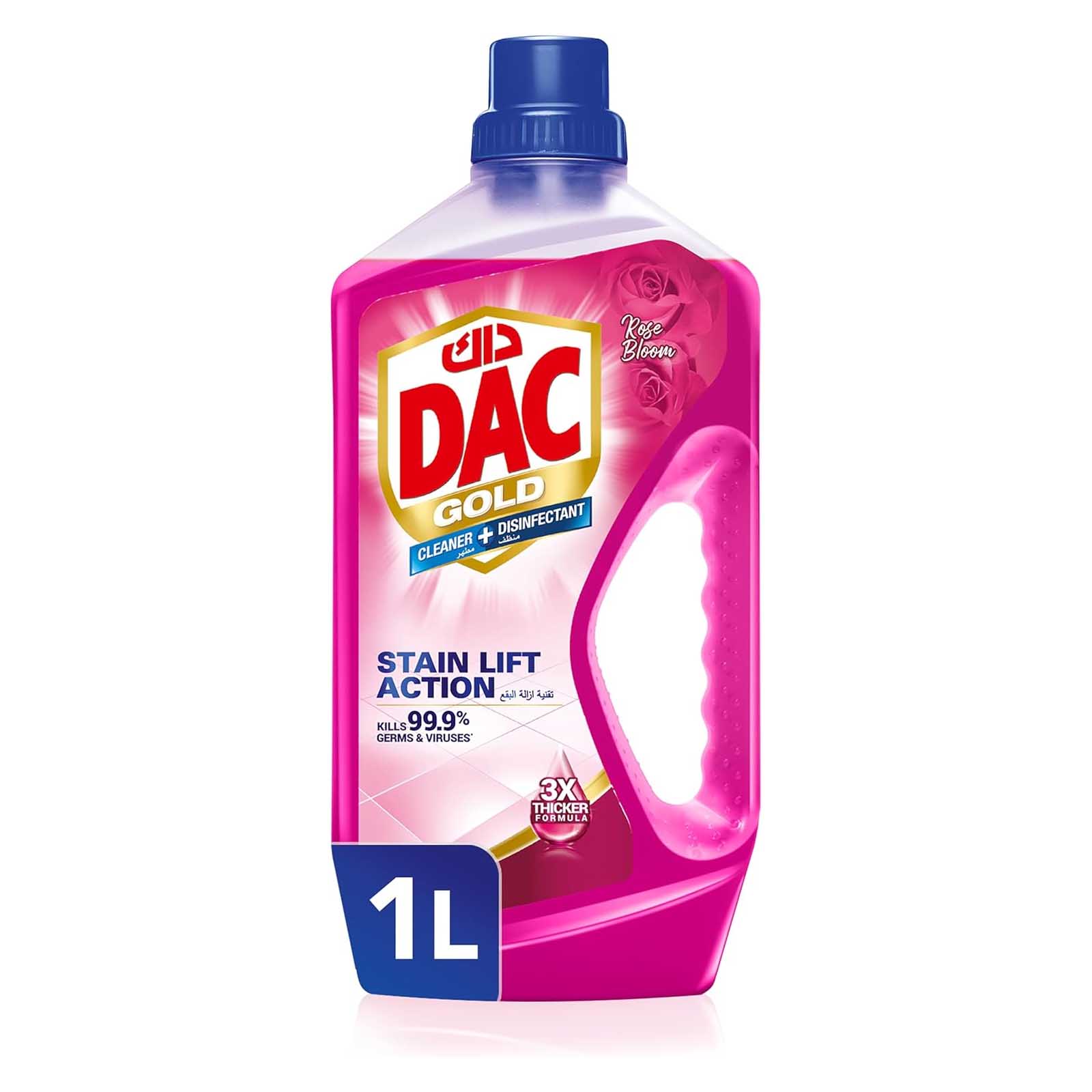 DISINFECTANT MULTI PURPOSE CLEANER ROSE BLOOM GOLD DAC ( 1 LTR )