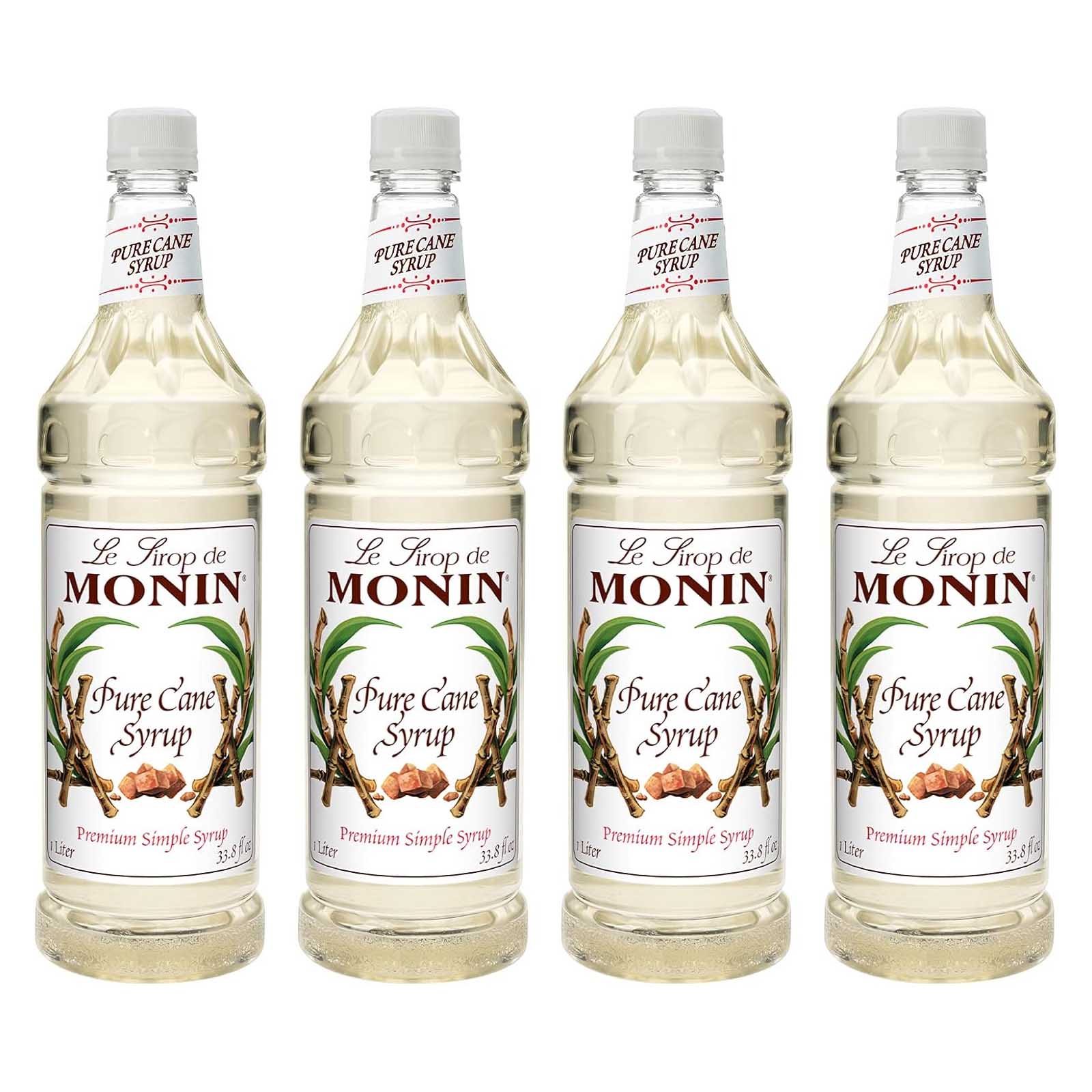 SYRUP SUGARCANE MONIN ( 4  X 1 LTR )