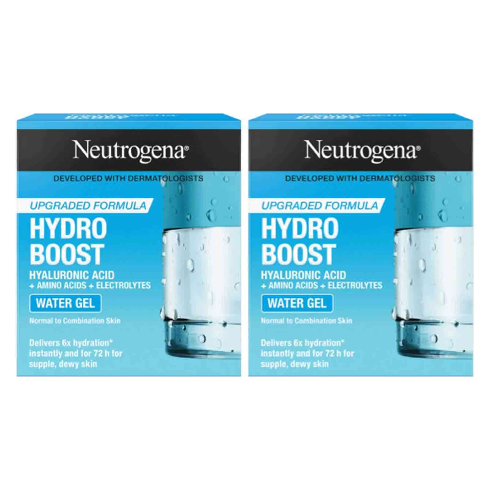 Neutrogena Face Moisturizer Water Gel Hydro Boost 2 x 50 ml