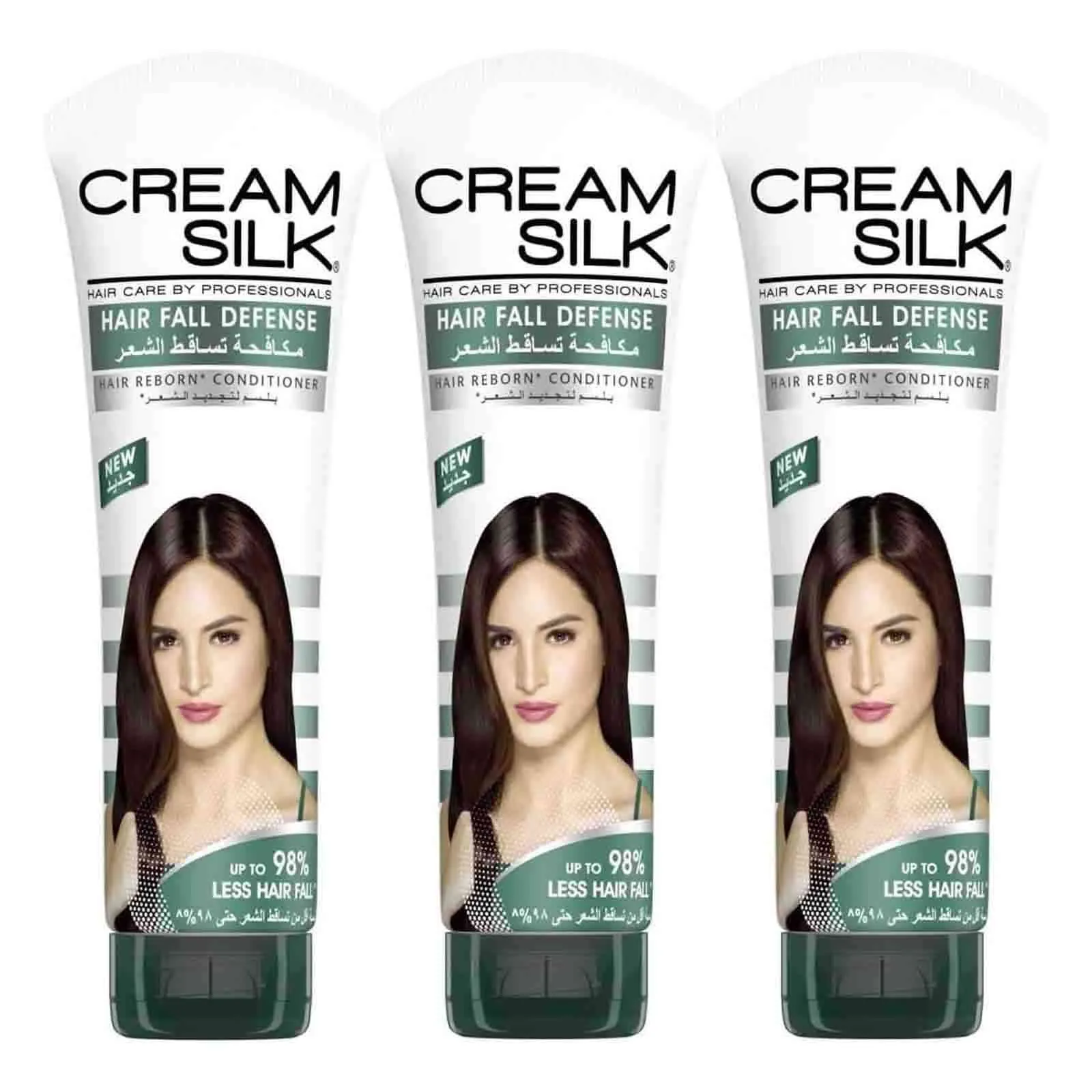 CONDITIONER HAIR FALL DEFENSE CREAM SILK ( 3 X 280 ML )